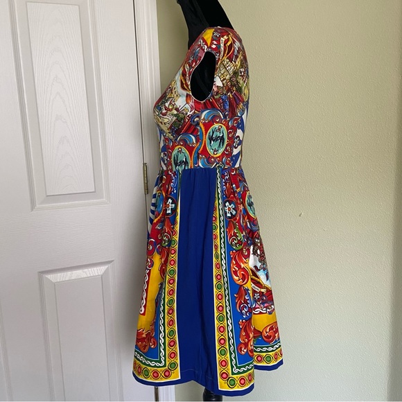 Dolce & Gabbana Majolica Carretto Siciliano Printed Dress “read description!” - Picture 3 of 16